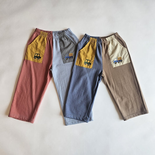 Car Embroidery Pants [1ST BLUE]（2026AW） 1