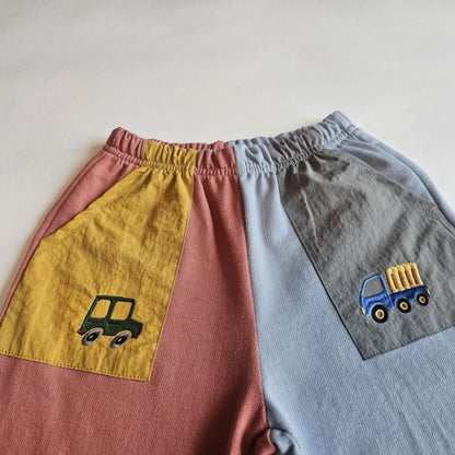 Car Embroidery Pants [1ST BLUE]（2026AW） 5