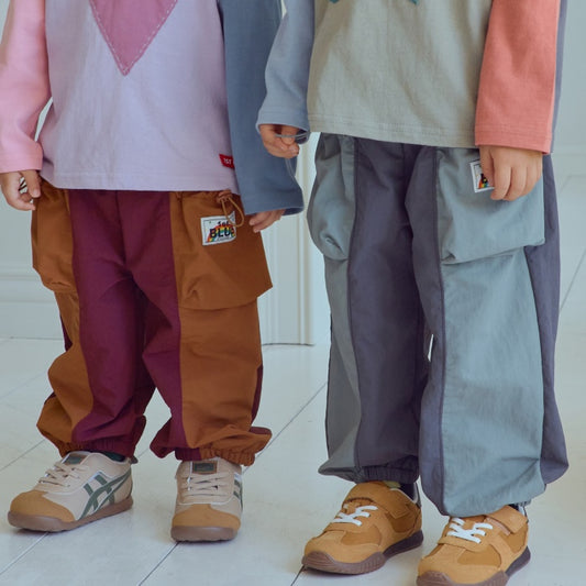 String Pocket Color Block Pants [1ST BLUE]（2026AW） 2
