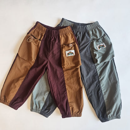 String Pocket Color Block Pants [1ST BLUE]（2026AW） 1