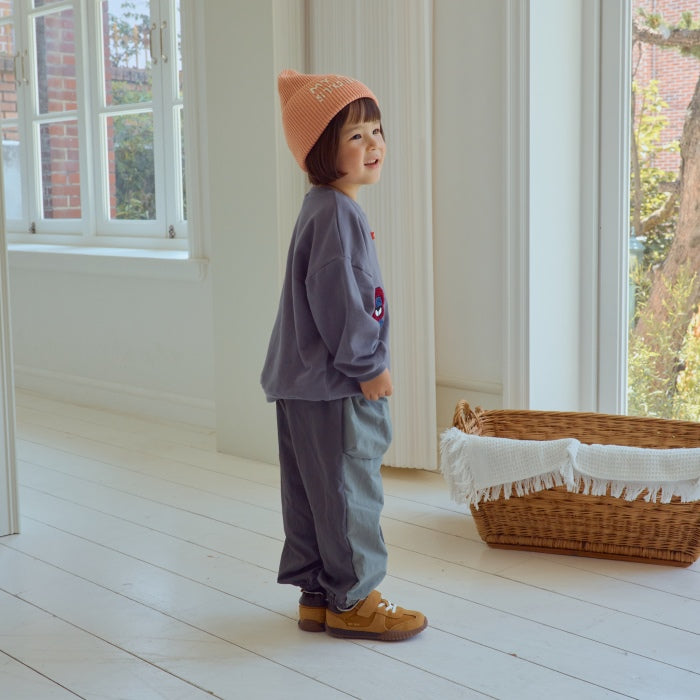String Pocket Color Block Pants [1ST BLUE]（2026AW） 9