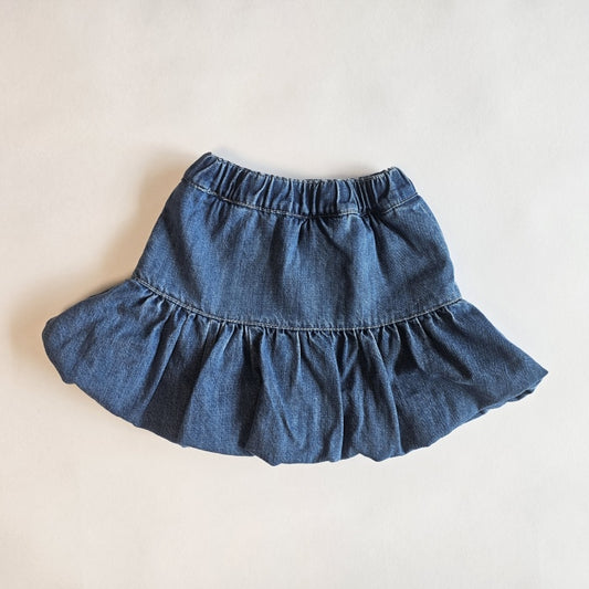 Balloon Denim Skort [1ST BLUE]（2026AW） 2