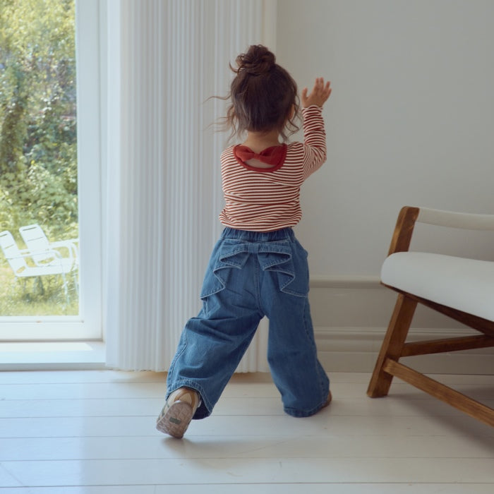 Ribbon Jeans [1ST BLUE]（2026AW） 2