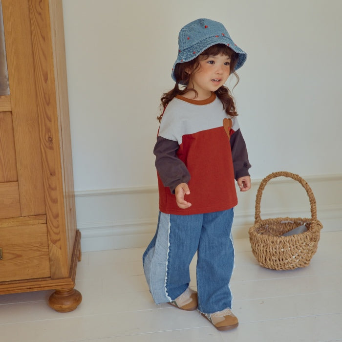 Lace Curved Jeans [1ST BLUE]（2026AW） 3