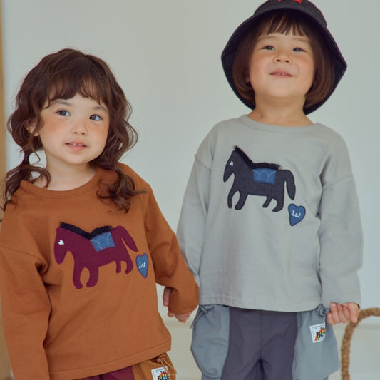 Horse Embroidery Tee [1ST BLUE]（2026AW） 2