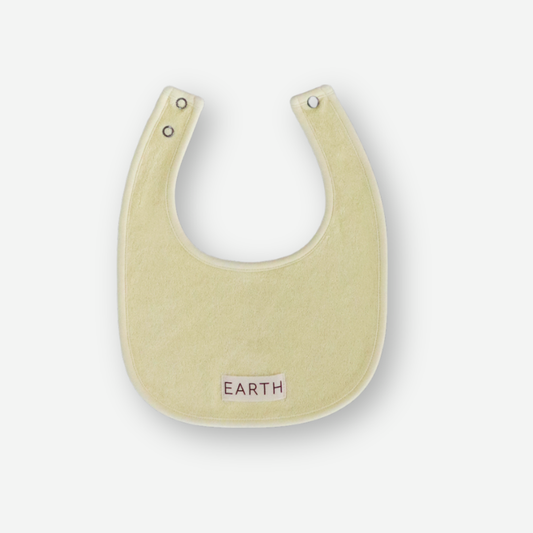 Organic Bib - Cream Yellow [EARTH THE ARCHIVE] (26AW)