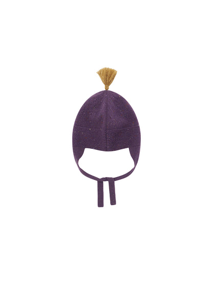 Fig contrast Tassel Hat [Organic Zoo](26AW)drop1
