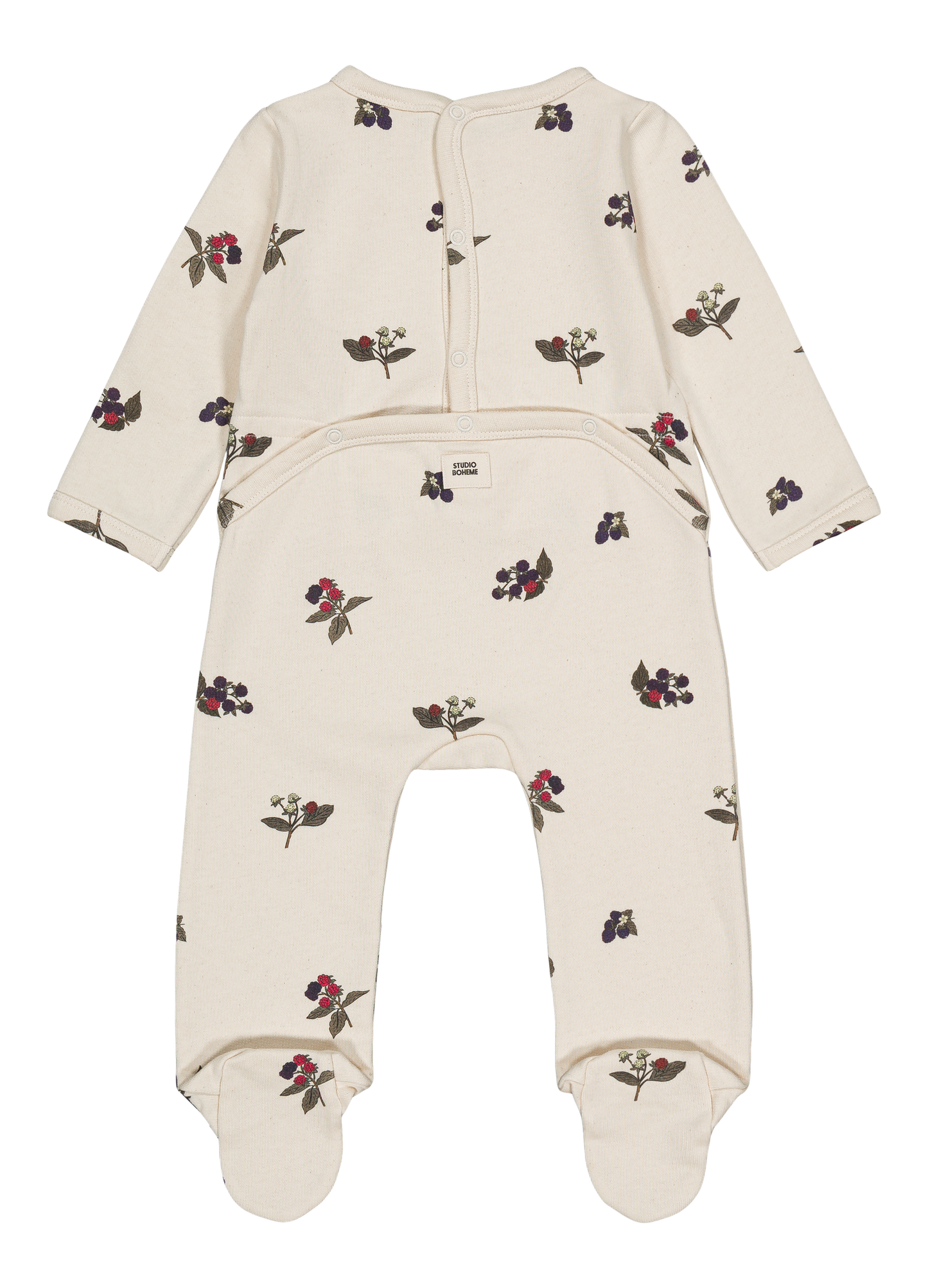 【予約販売】 CHUBBY PYJAMAS - ECRU / BLACKBERRIES [STUDIO BOHEME] (25AW) 【2025年9月中旬以降入荷予定】