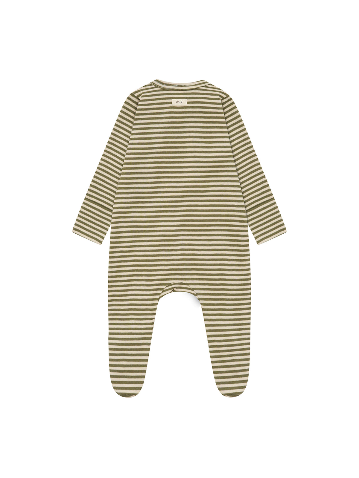 Fern Stripes Zip Sleepsuit [Organic Zoo](26AW)drop1