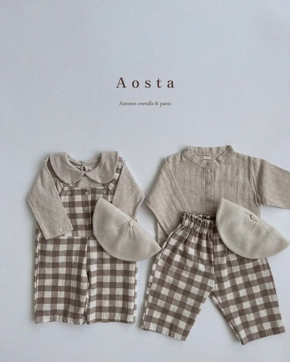 [aosta] peter shirt / beige