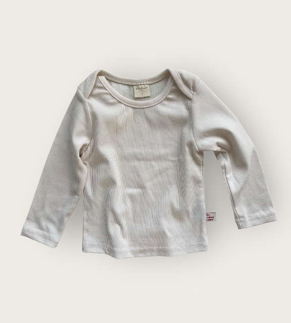 【予約商品】bebe-bella round tee [Oatmeal] (26SS)【2026年3月中旬以降順次発送】