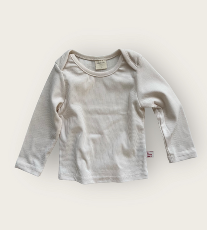 【予約商品】bebe-bella round tee [Oatmeal] (26SS)【2026年3月中旬以降順次発送】