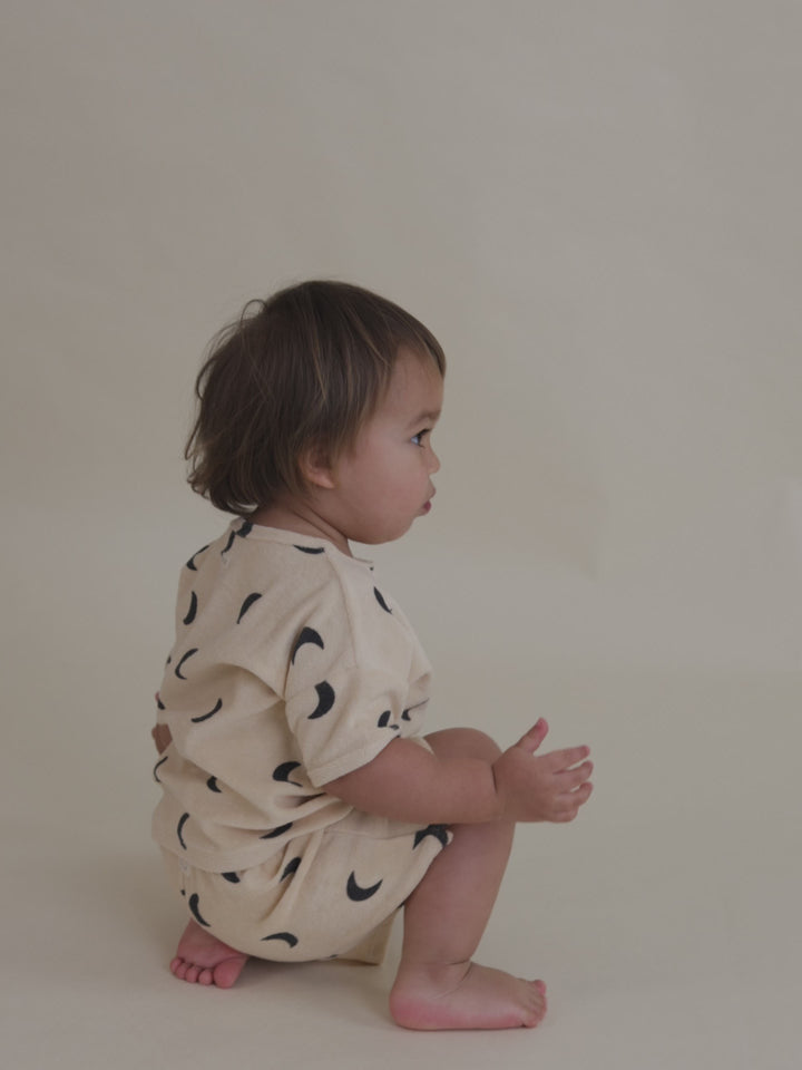 Pebble Midnight Terry Boxy T-shirt [organic zoo] (core collection)