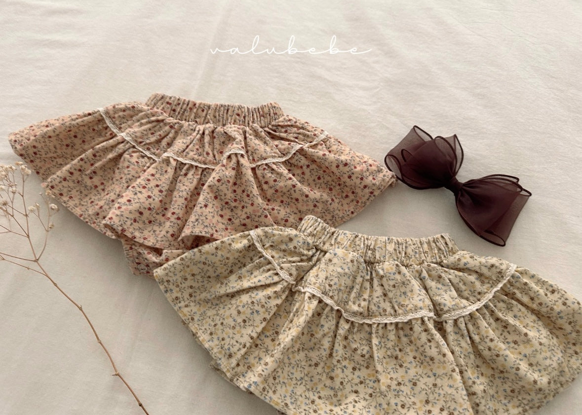 flower skirt bloomer