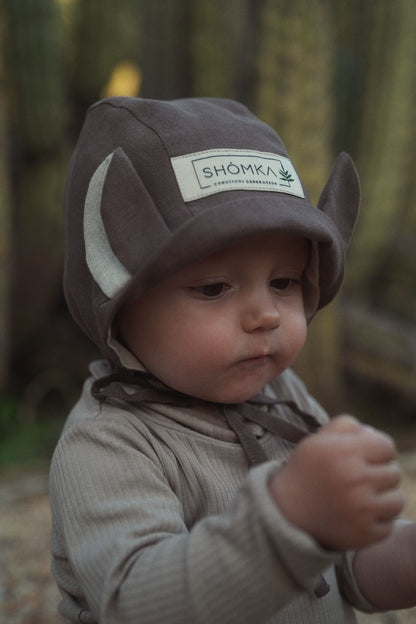 【オーダー会】'CAMEL' LINEN BONNET [SHOMKA] 【2026年4月中旬以降順次発送】