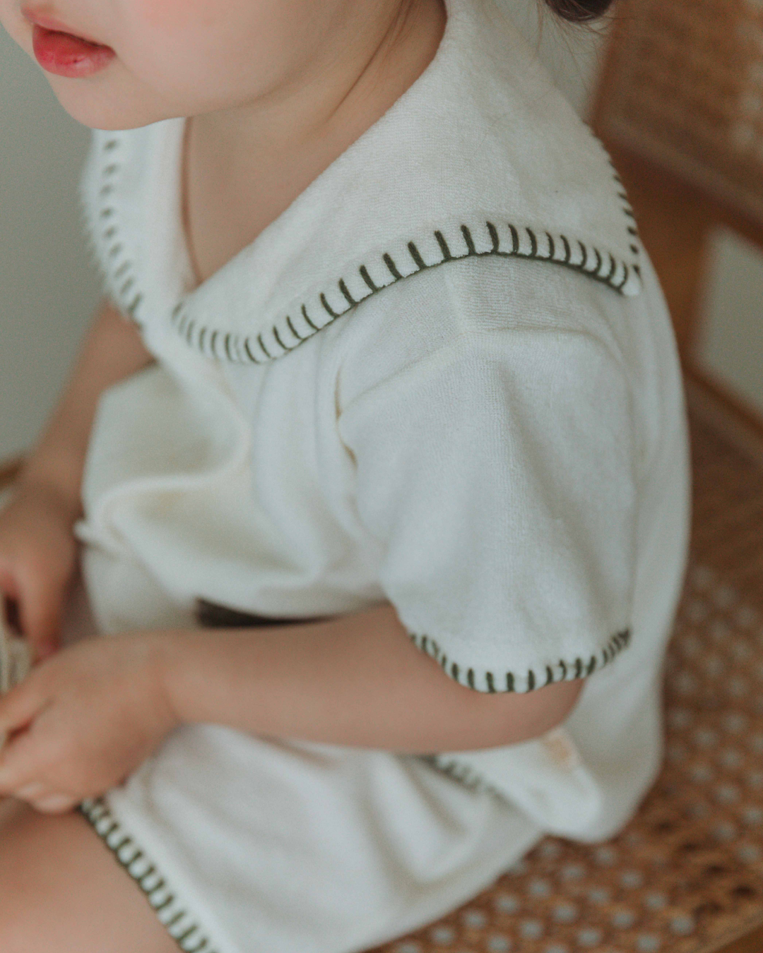 Bamboo Terry Marine Set - Olive Green [Doucement] (25SS)