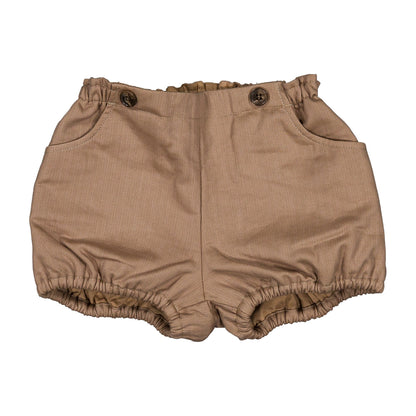 Bloomer straps TERNES - brown [Maison Marelle](25SS DROP2)