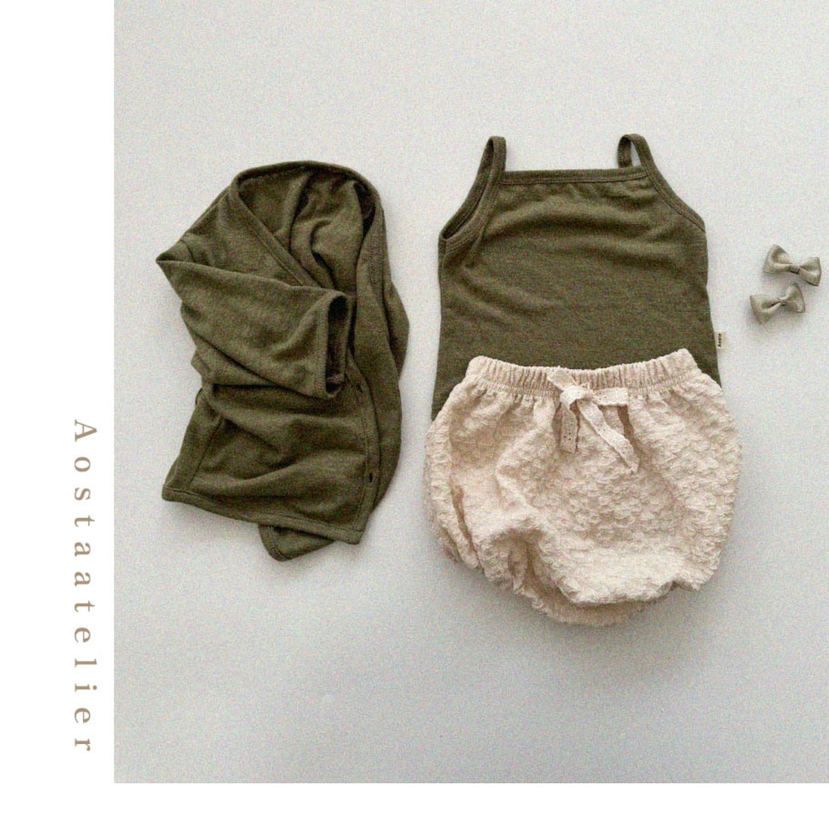 [aosta] Olivia bloomer (ivory flower) - SS24