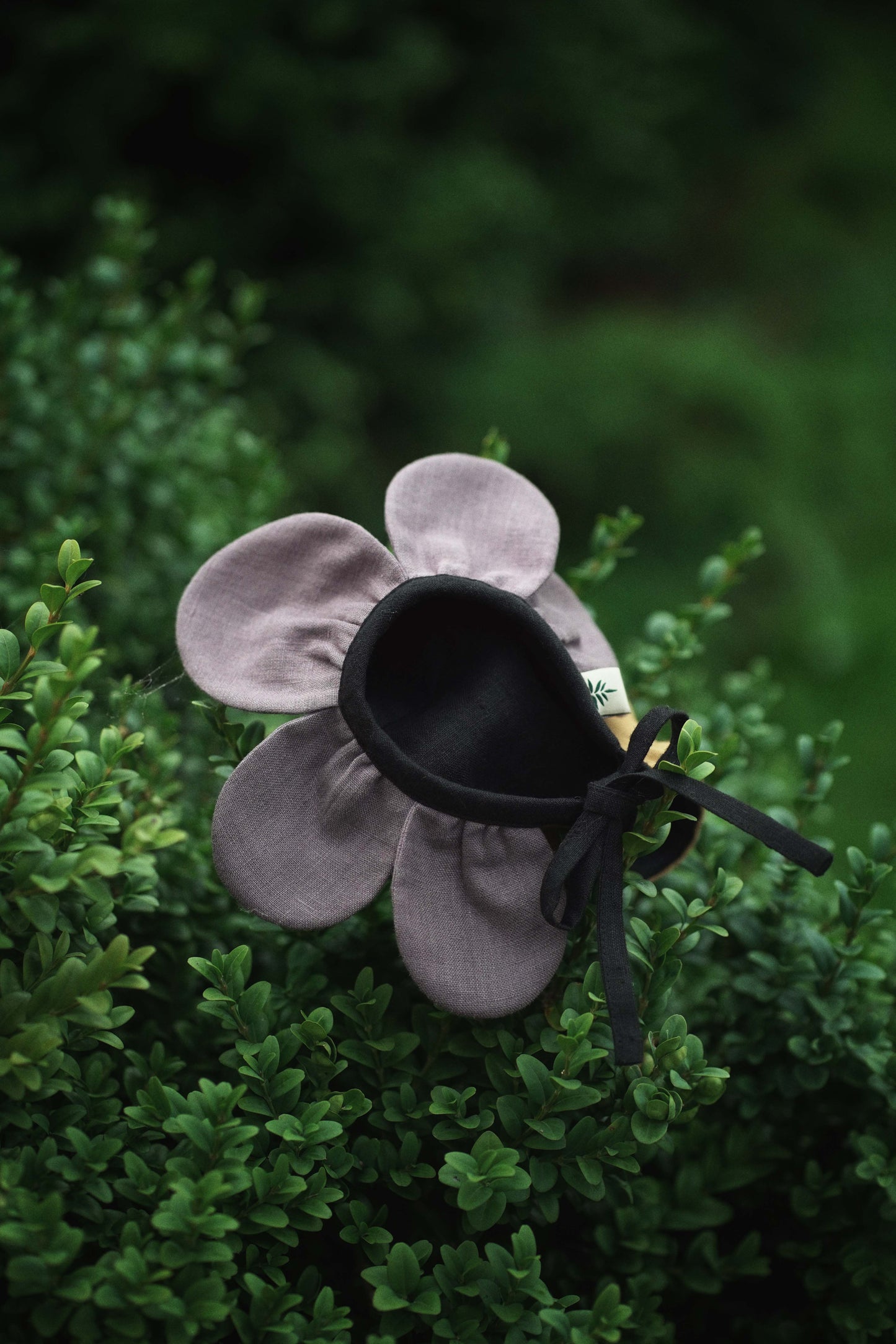 【オーダー会】'PANSY' LINEN FLOWER BONNET [SHOMKA] 【2026年4月中旬以降順次発送】