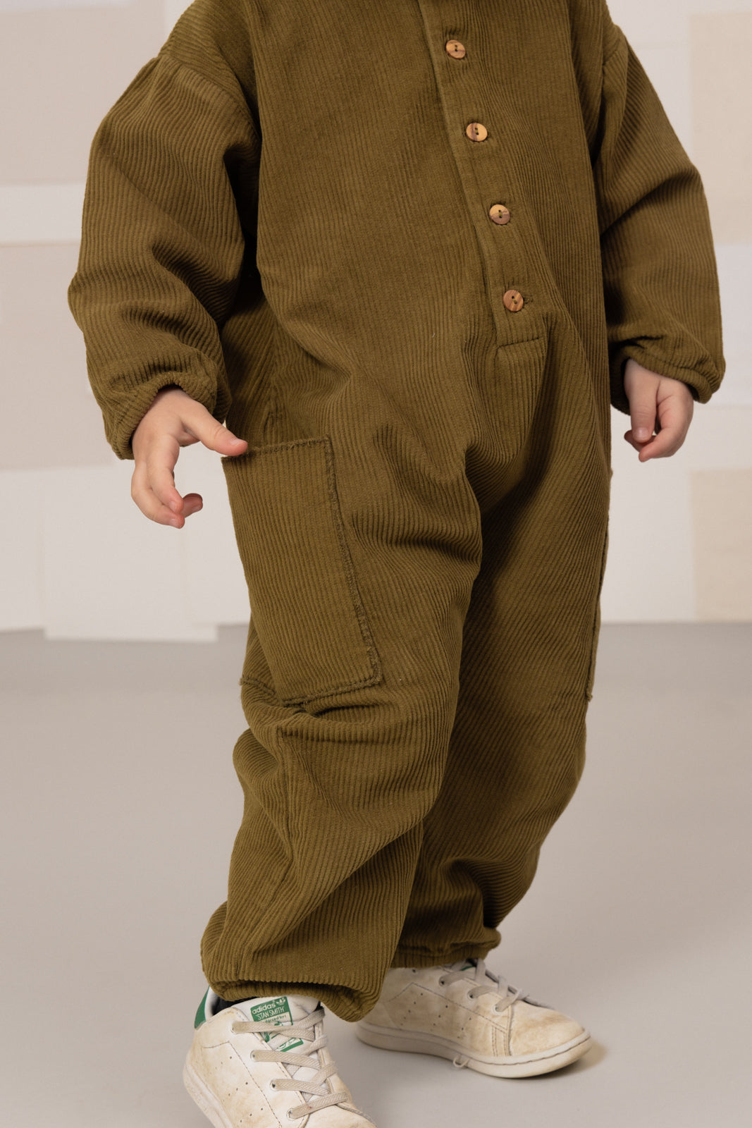 【予約販売】 BIG PAPI JUMPSUIT - GREEN NUTRIA [STUDIO BOHEME] (25AW) 【2025年9月中旬以降入荷予定】