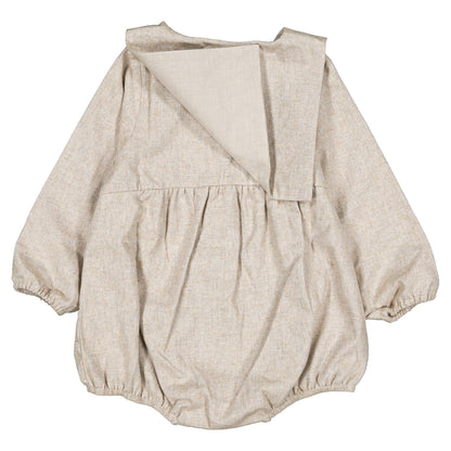 【オーダー会】 Romper ALMA - flannel beige [Maison Marelle](25AW Drop1) 【2025年12月中旬以降発送予定】