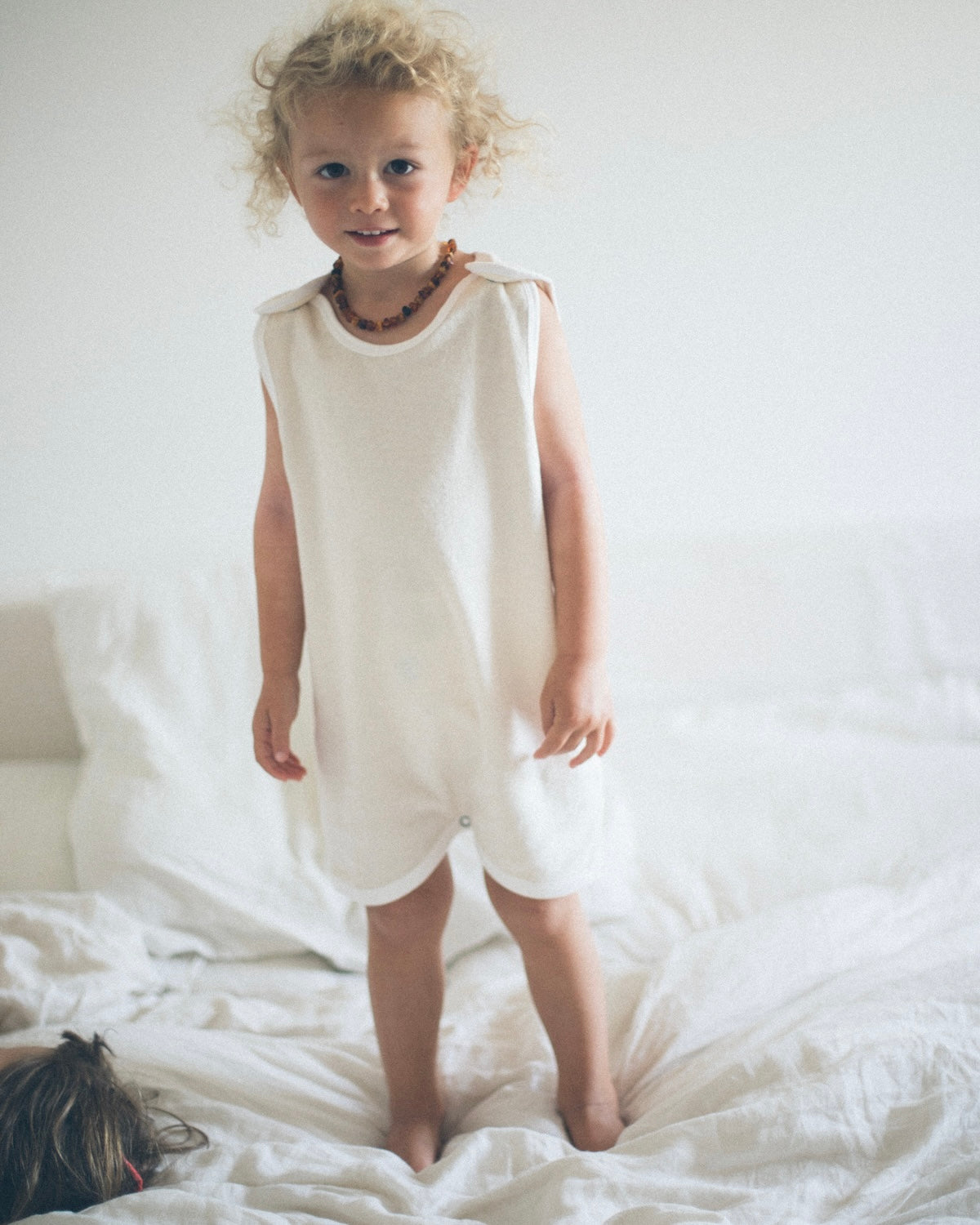 Sleeping vest - Ecru Cream [EARTH THE ARCHIVE] (26AW)
