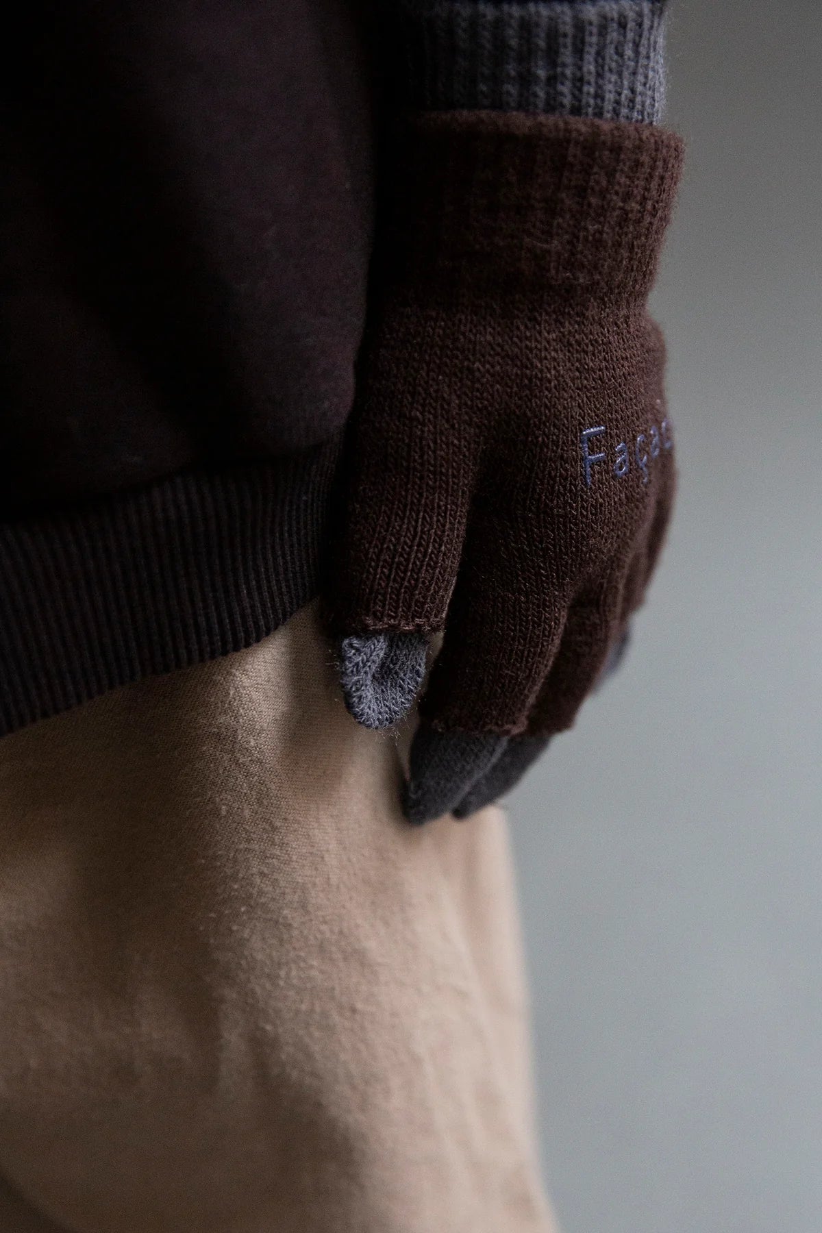 Double Gloves 2p - Ocean/Soil [Façade](26AW)drop1