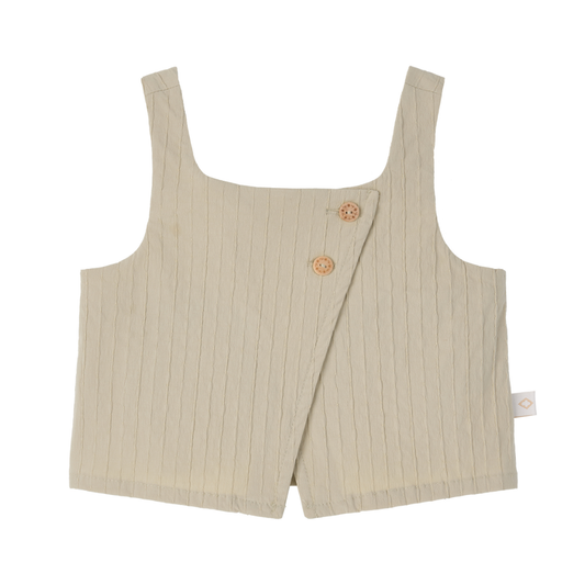 Summer Leaf TOP - olive  [OZONZ] (25SS)
