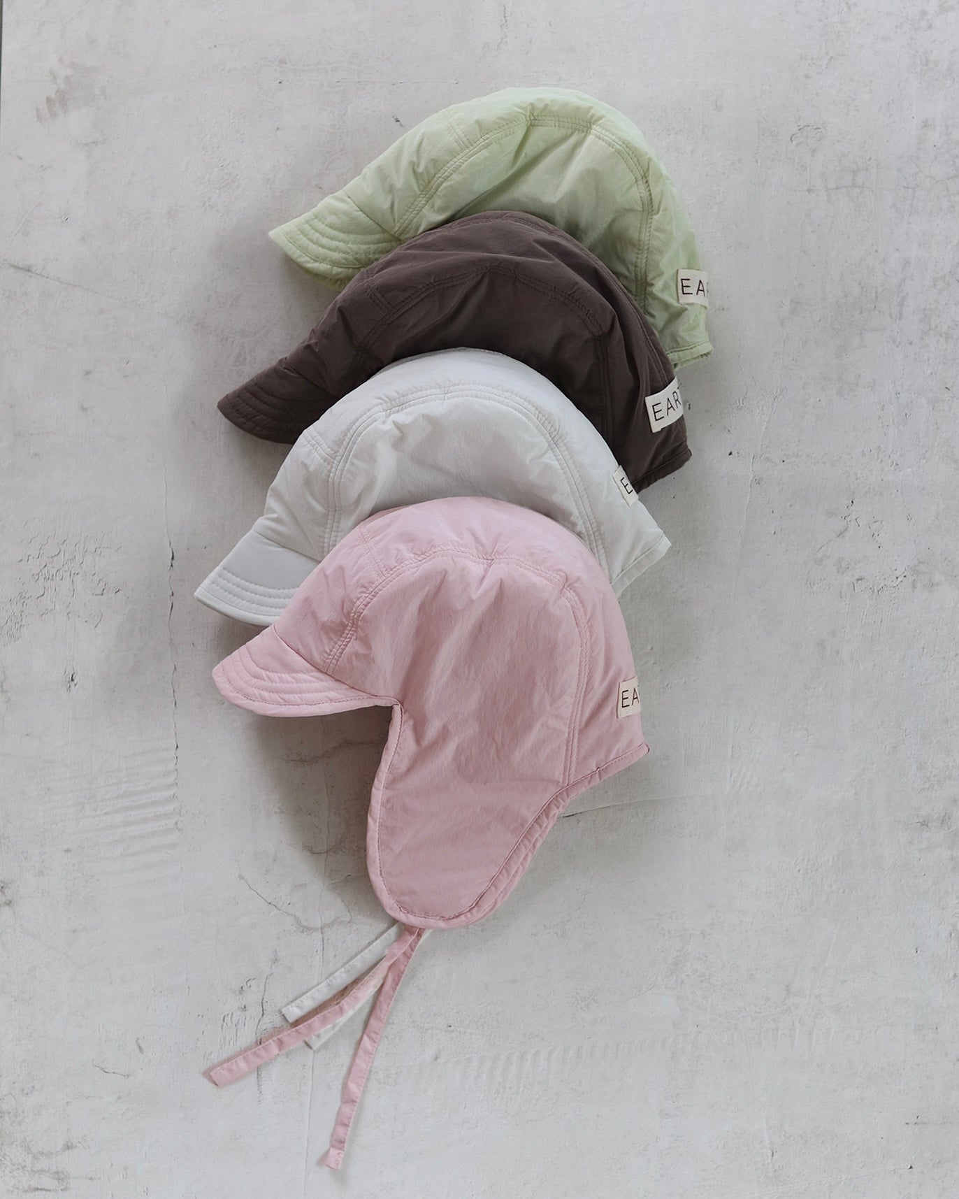 Ear muff cap - Brown [EARTH THE ARCHIVE] (26AW)
