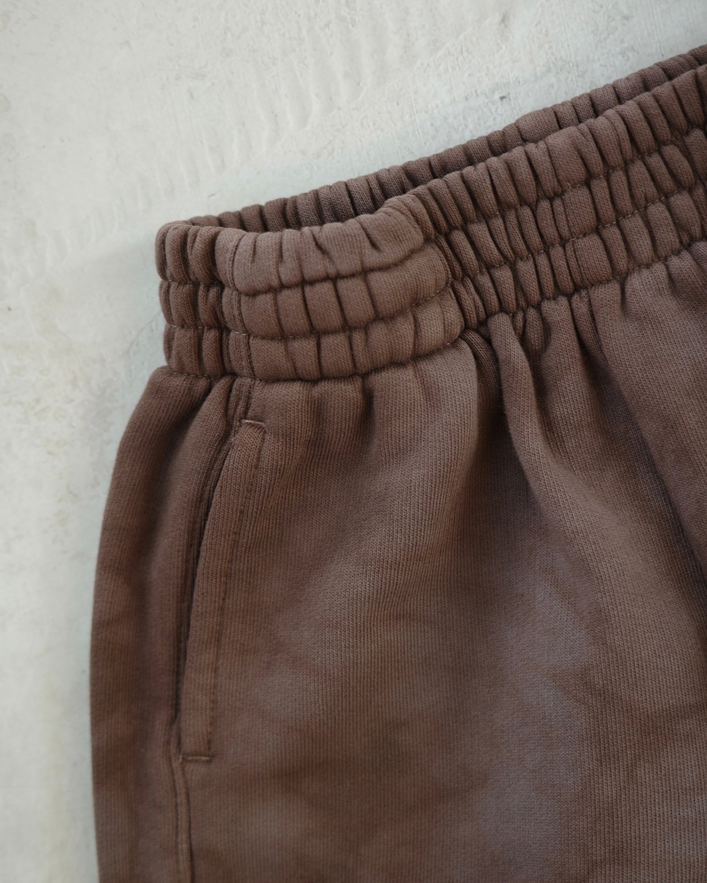 Organic French terry bottom - Brown Tie Dye [EARTH THE ARCHIVE] (26AW)