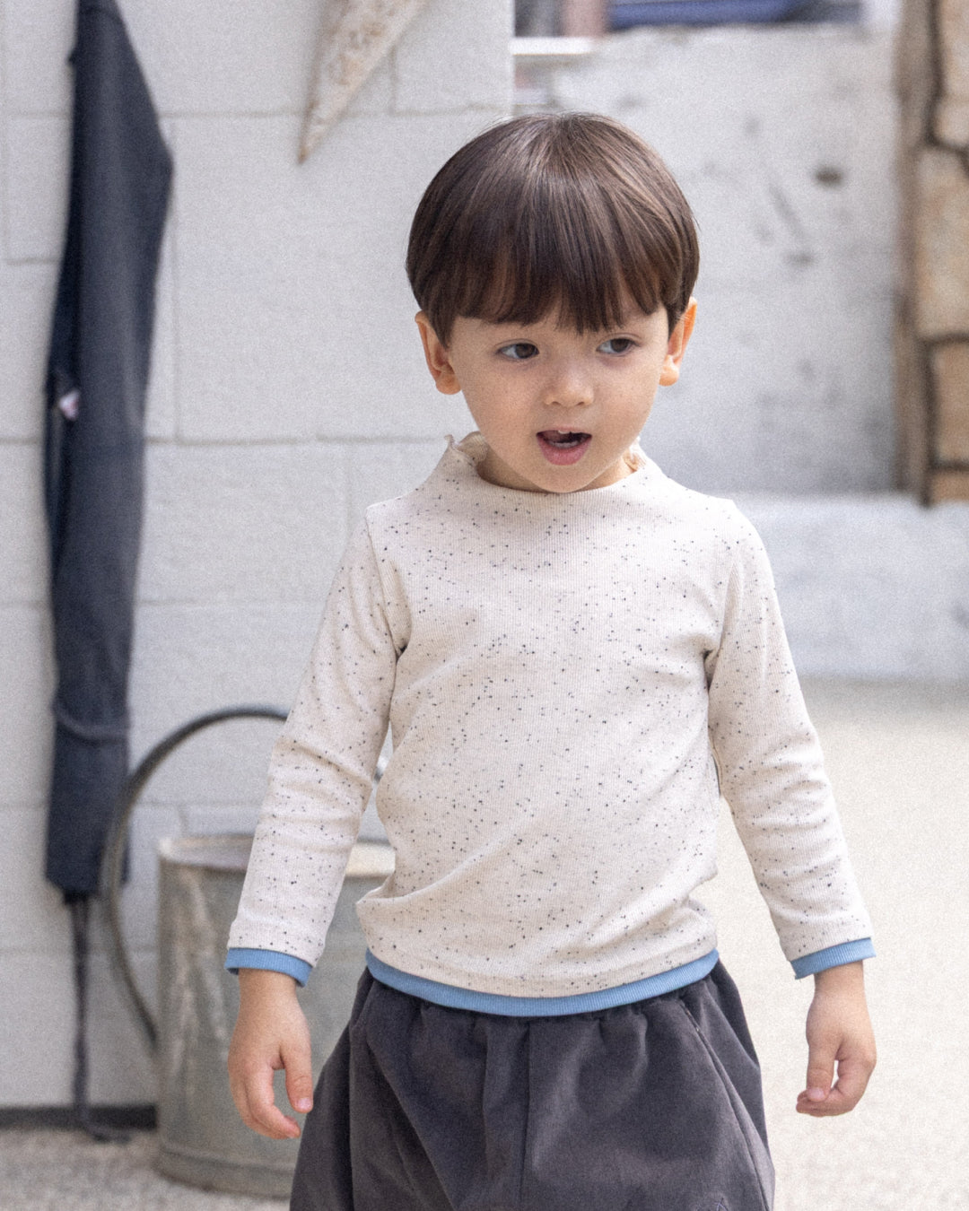Cookie Chip Turtleneck - Blueberry  [Doucement] (25AW)【2025年10月下旬以降お届け予定】