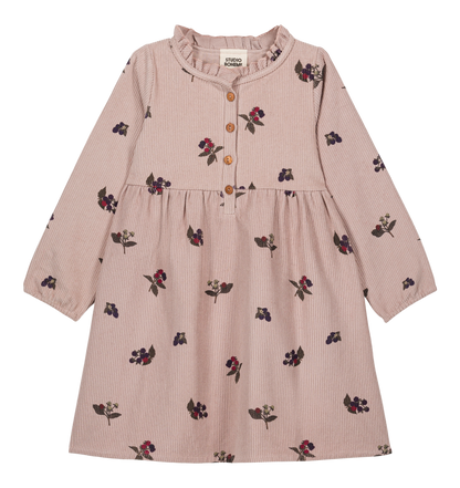 【予約販売】 VERMONT DRESS - LIGHT MAUVE / BLACKBERRIES [STUDIO BOHEME] (25AW) 【2025年9月中旬以降入荷予定】