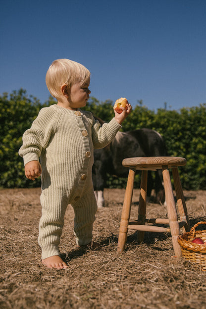 Button Knit Jumpsuit [EARTH THE ARCHIVE] (全3色)