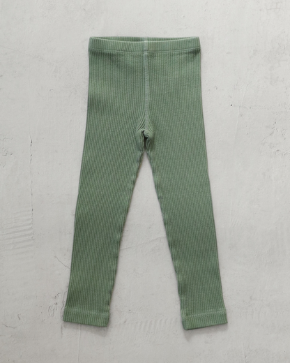 Ribbed pants - Green [EARTH THE ARCHIVE] (26AW)