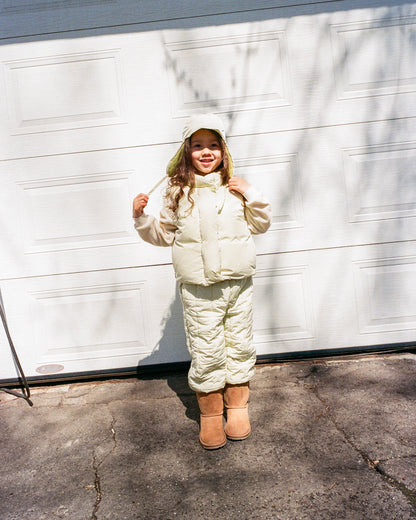 Padded vest - Brown [EARTH THE ARCHIVE] (26AW)