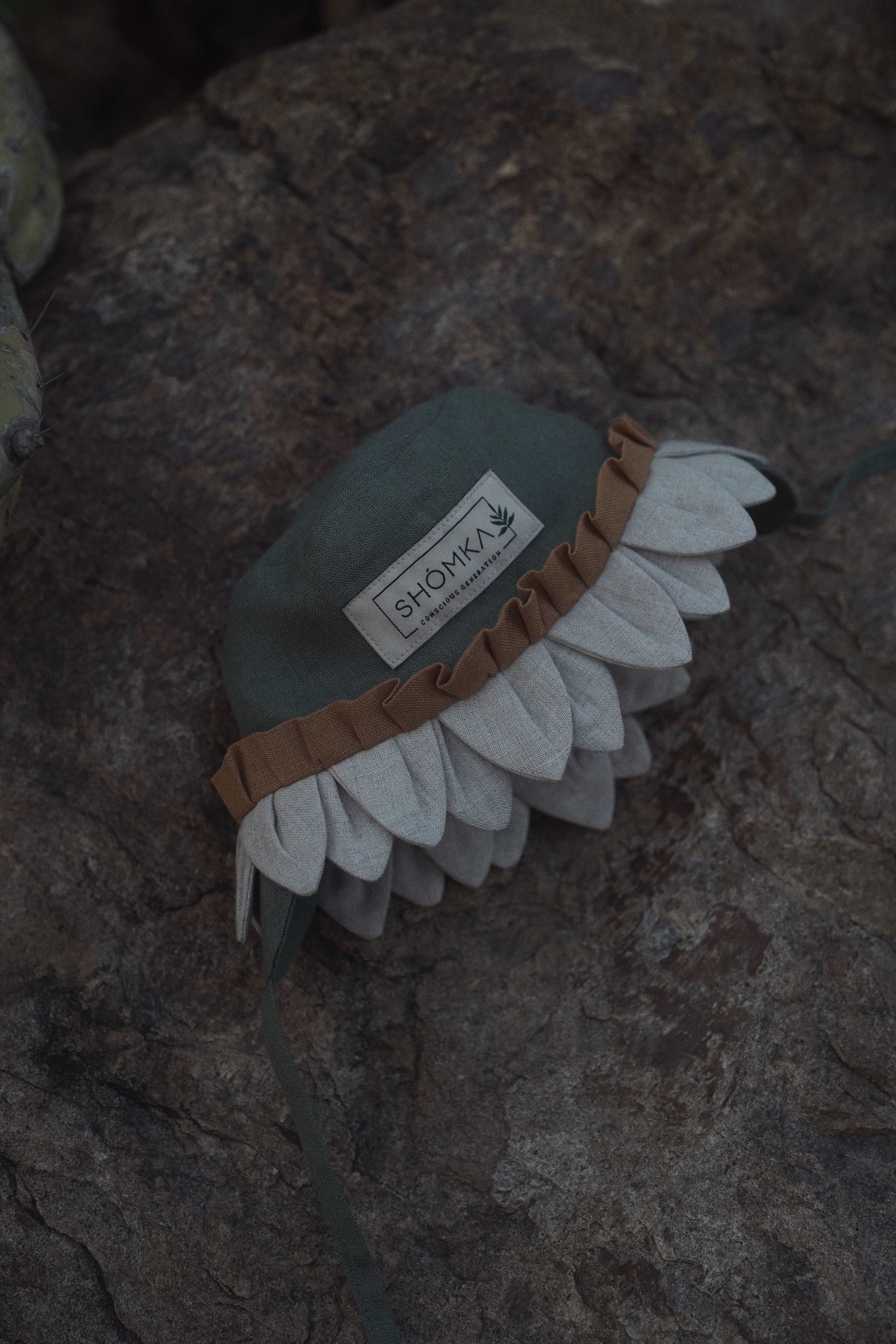 【オーダー会】'DAFFODIL' LINEN FLOWER HAT [SHOMKA] 【2026年5月下旬以降順次発送】