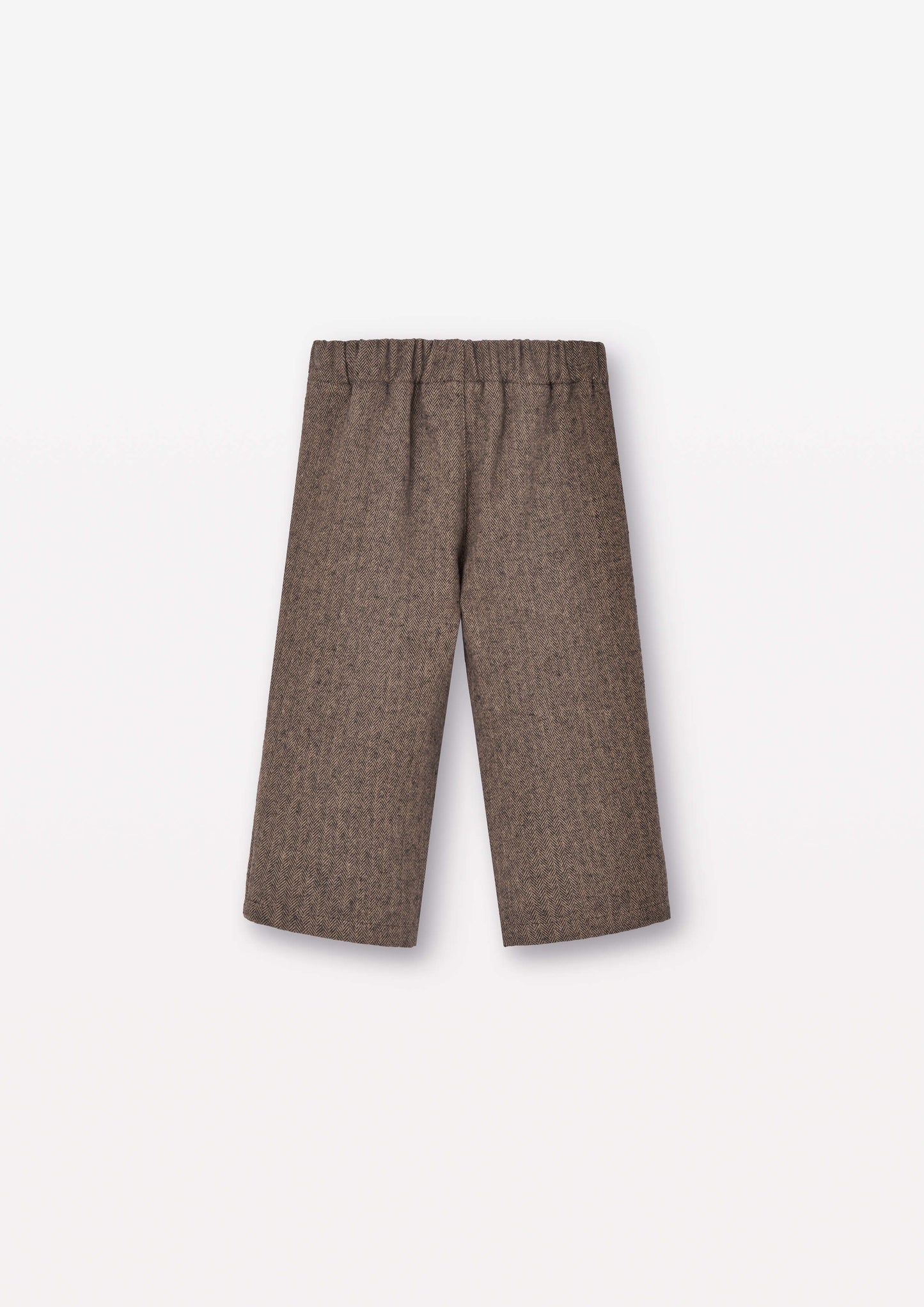 chino trousers (Mod.37.2) Brown micro-herringbone [Popelin](25AW)