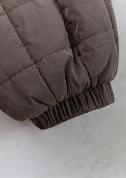 Lightweight padded pants - Brown [EARTH THE ARCHIVE] (26AW)
