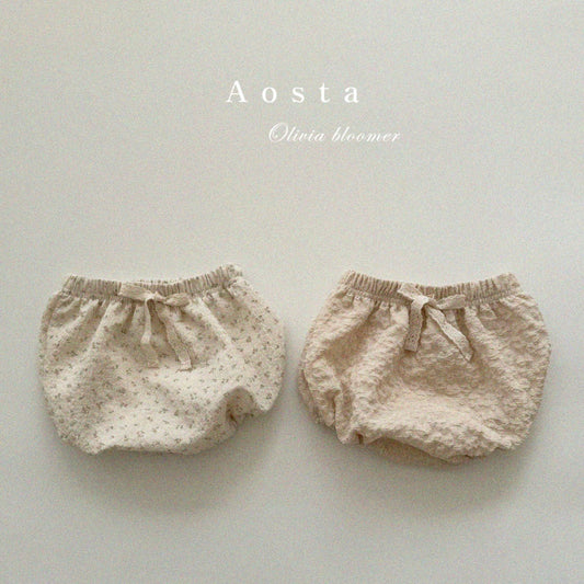 [aosta] Olivia bloomer (ivory flower) - SS24