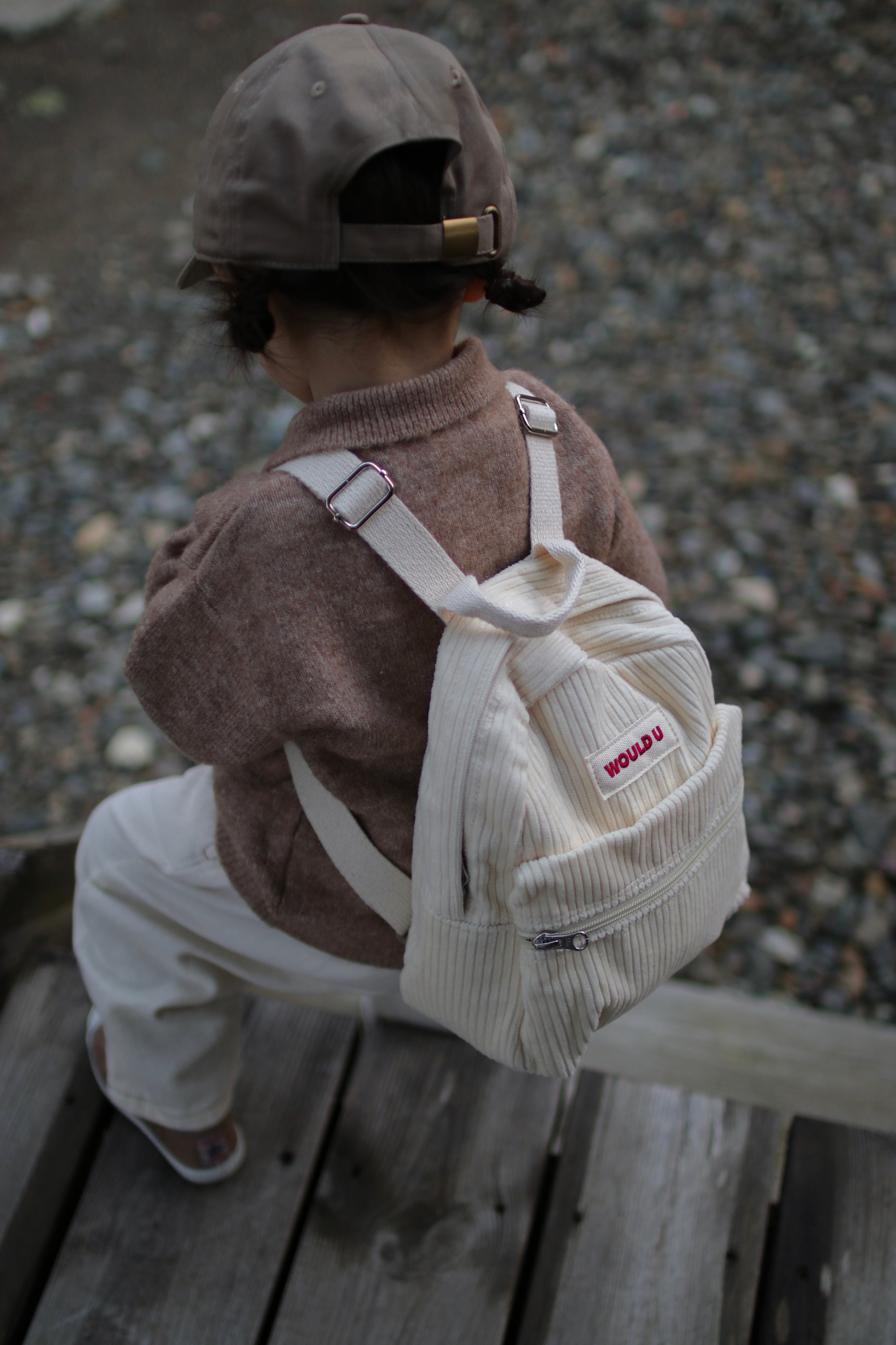 【オーダー会】Wouldu Corduroy Back Pack - Cream [wouldU]【2026年1月上旬以降順次お届け予定】