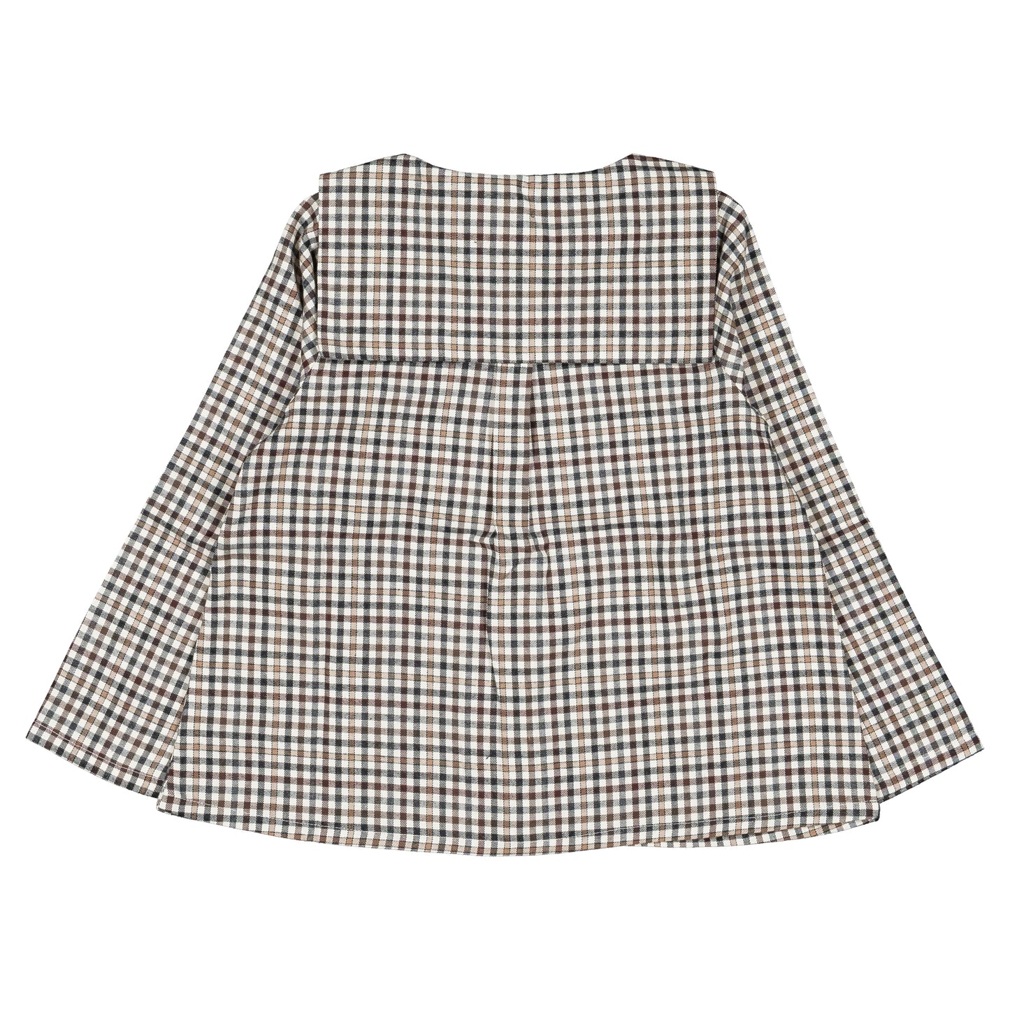 【オーダー会】 Shirt MONCEAU - gingham beige & gray [Maison Marelle](25AW Drop1) 【2025年12月中旬以降発送予定】