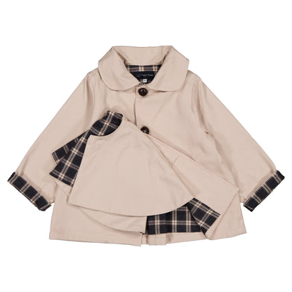 Jacket AMOVIBLE cape SHERLOCK- BEIGE [Maison Marelle](25SS DROP2)