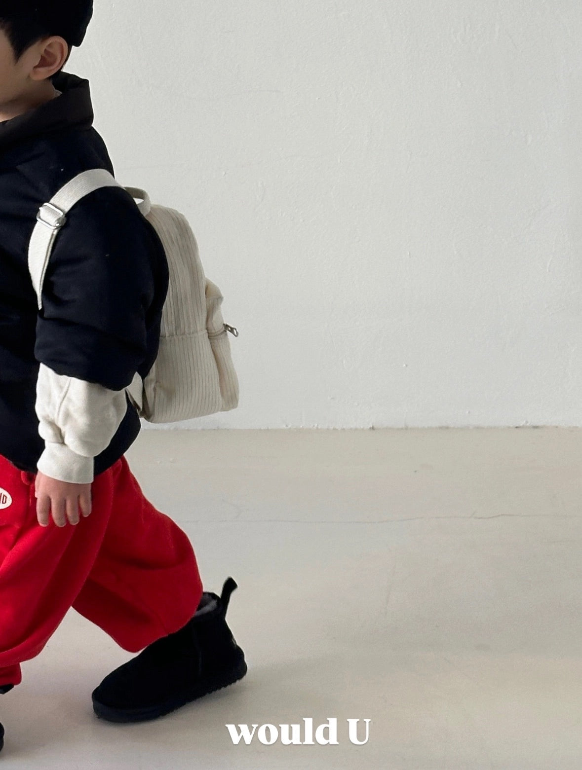 【オーダー会】Wouldu Corduroy Back Pack - Cream [wouldU]【2025年11月下旬以降順次お届け予定】