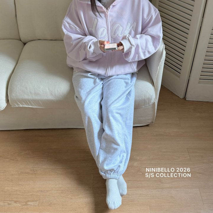 【予約販売】Milk Lace Jogger Pants (Adult) [NINIBELLO] (26SS)【2026年2月下旬以降順次発送】