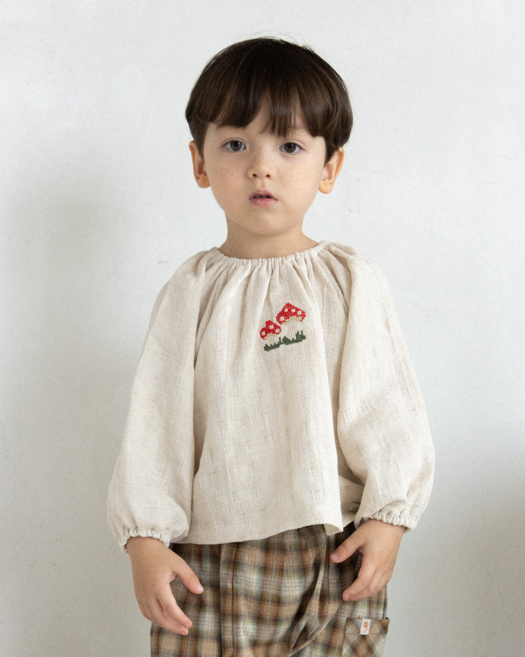 Little Mushroom Blouse [Doucement] (25AW)【2025年10月下旬以降お届け予定】