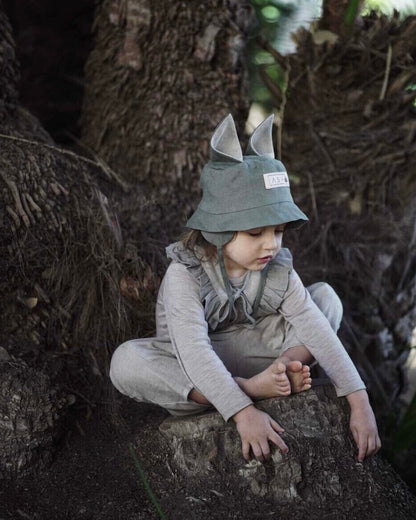 【オーダー会】[ASH generation] SQUIRREL HAT (linen) 【2024年5月中旬以降順次発送】