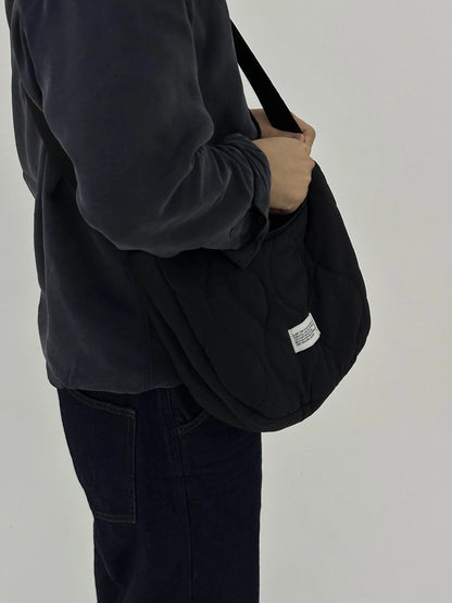 【オーダー会】Couple Cross Bag - Black Beige [wouldU]【2025年11月下旬以降順次お届け予定】