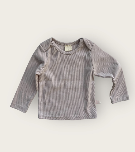 【予約商品】bebe-bella round tee [Oatmeal] (26SS)【2026年3月中旬以降順次発送】