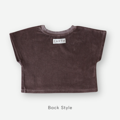【26年11月オーダー会】 Cropped Sweat [EARTH THE ARCHIVE] (全5色) 【2026年3月上旬以降お届け予定】