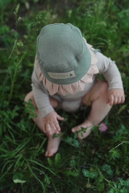 【オーダー会】'MAGNOLIA' LINEN FLOWER HAT [SHOMKA] 【2026年4月中旬以降順次発送】